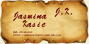 Jasmina Kašić vizit kartica